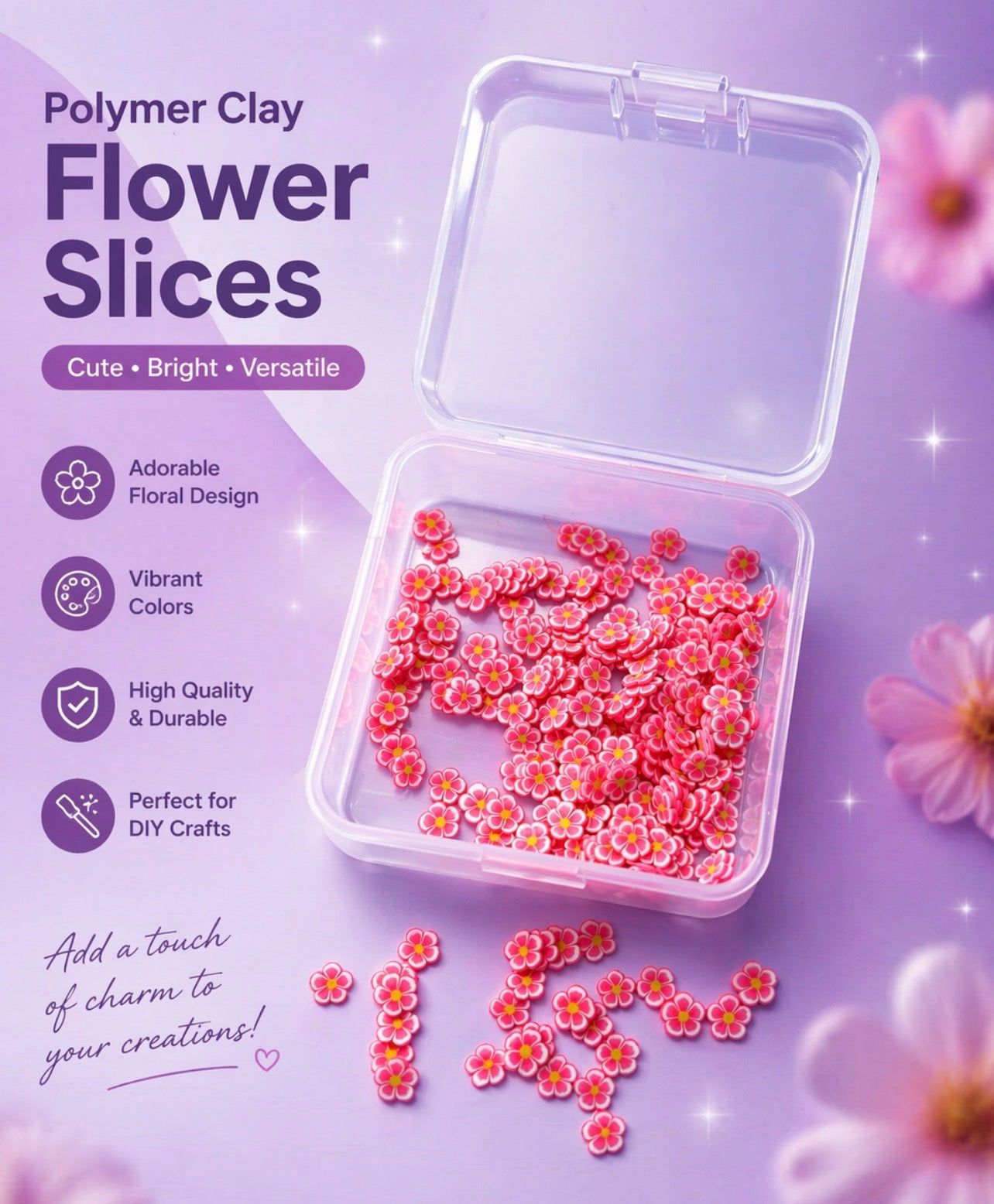 Polymer Clay Slices – Decorative Add-On
