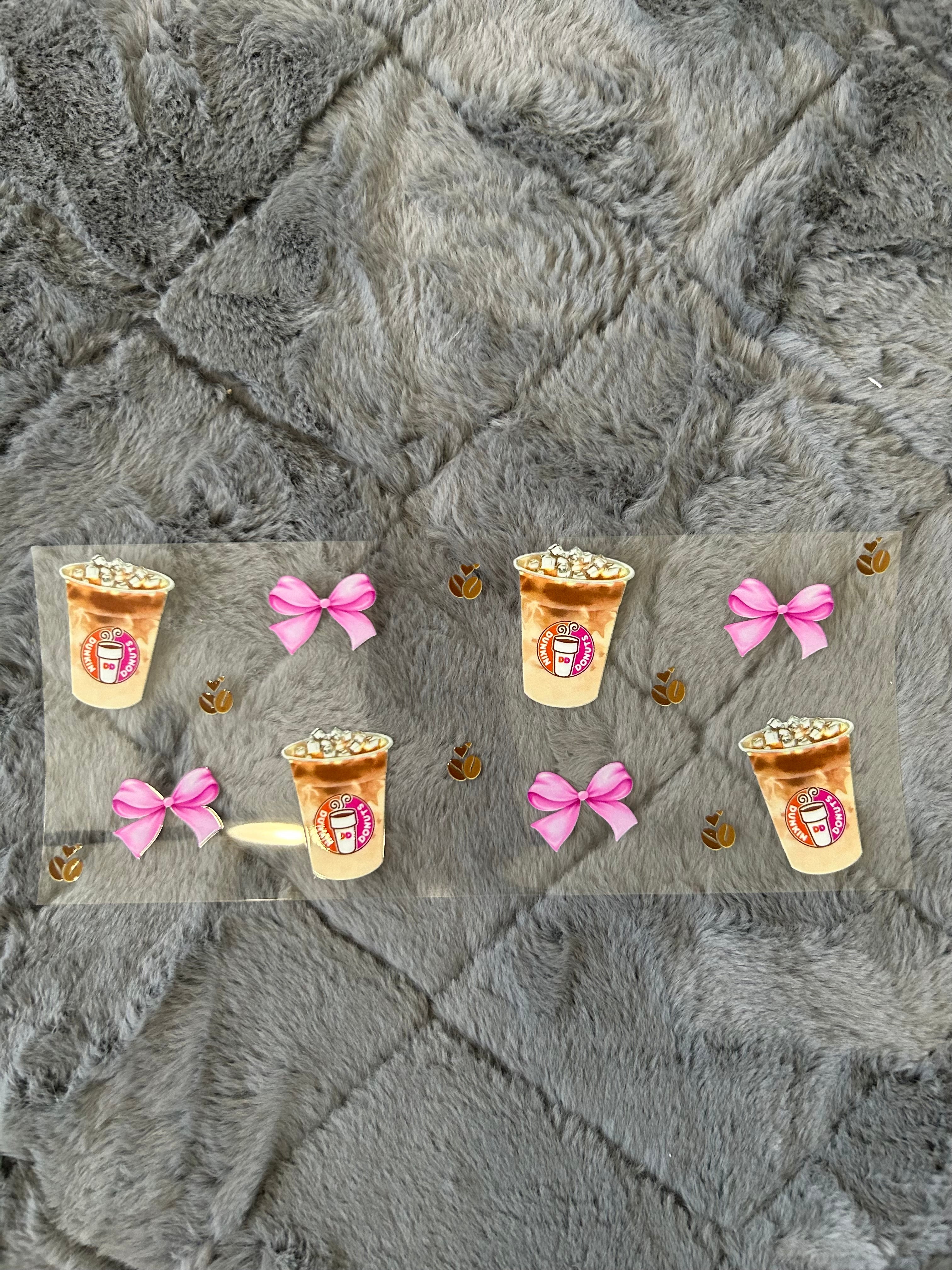 Pink coffee Drink