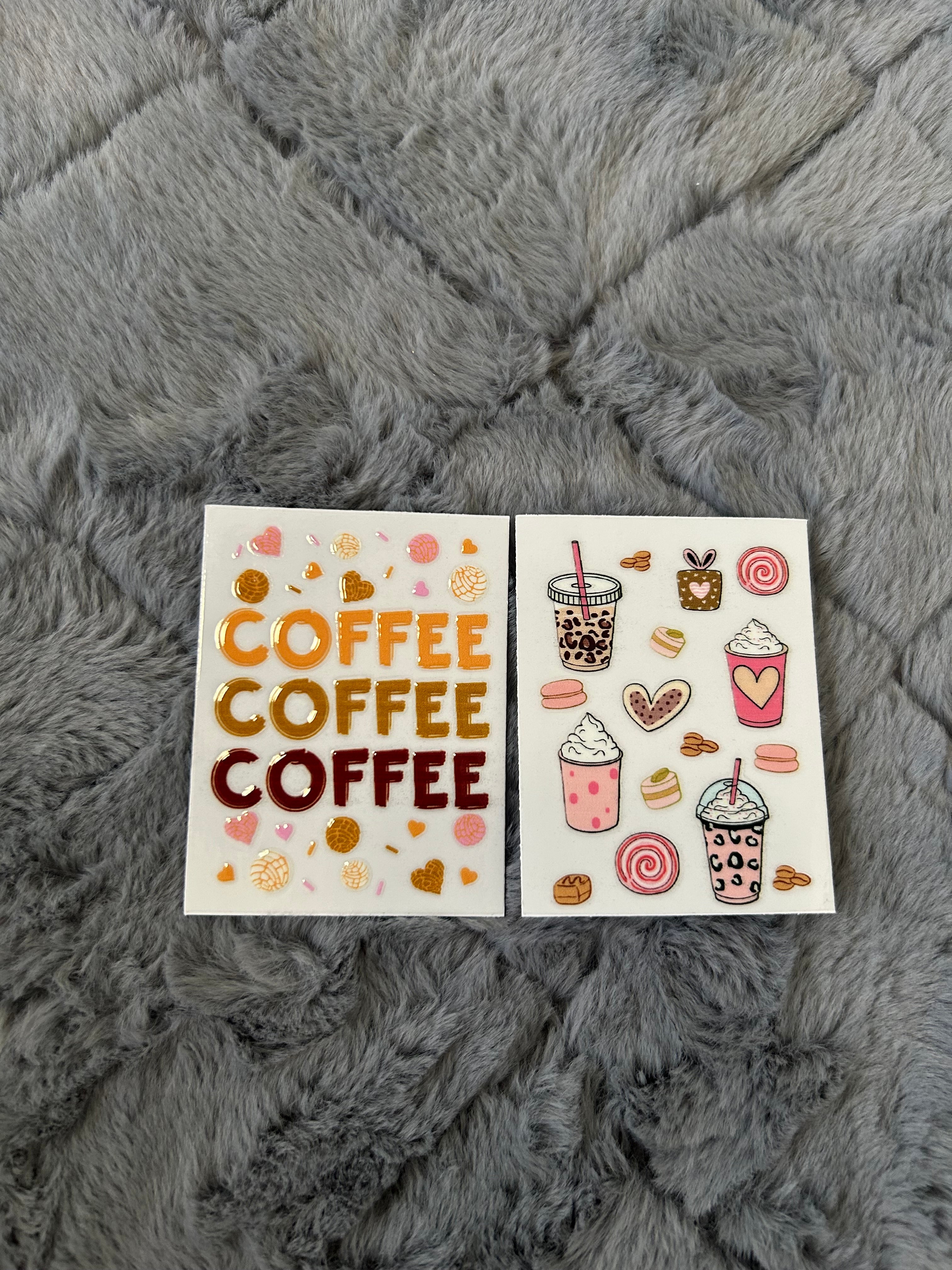 Coffee hearts small wraps