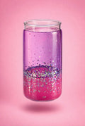 Purple sparkle cup