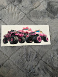225 Pink Monster Truck