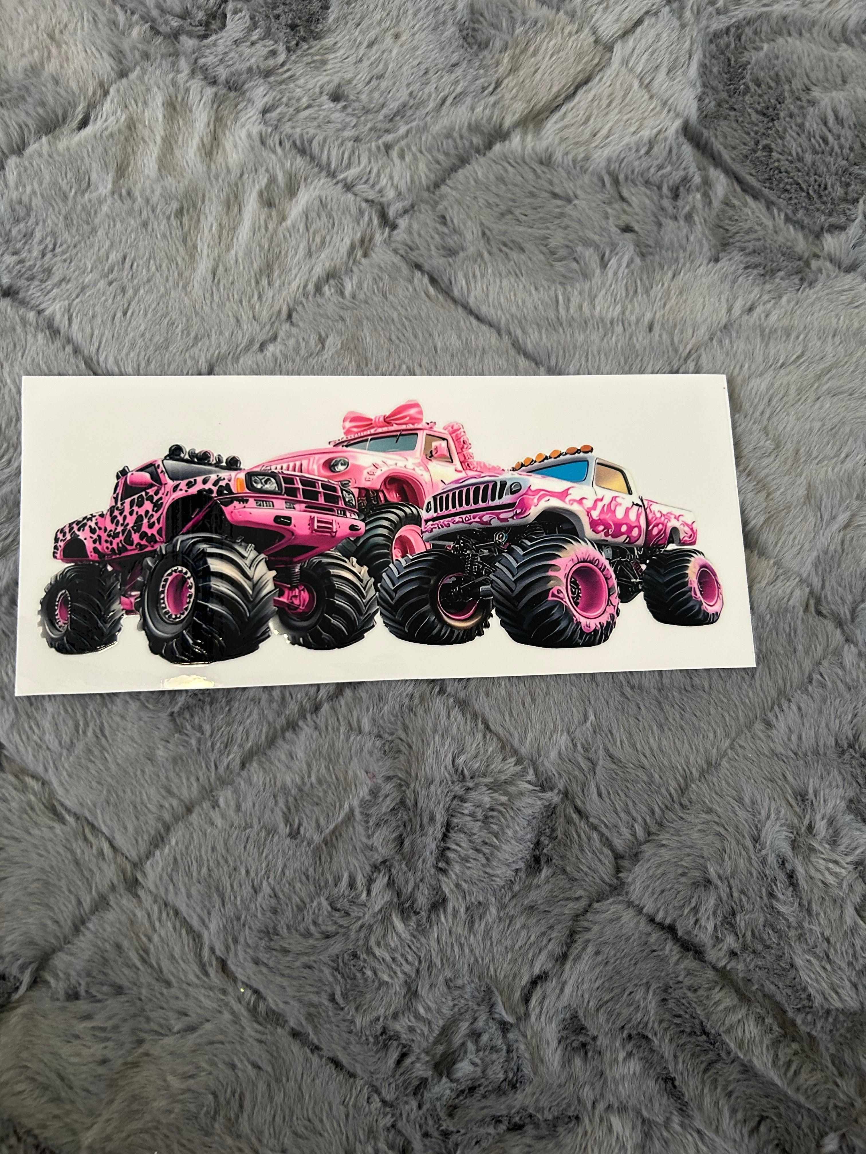 225 Pink Monster Truck