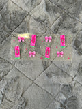 Pink bow drink