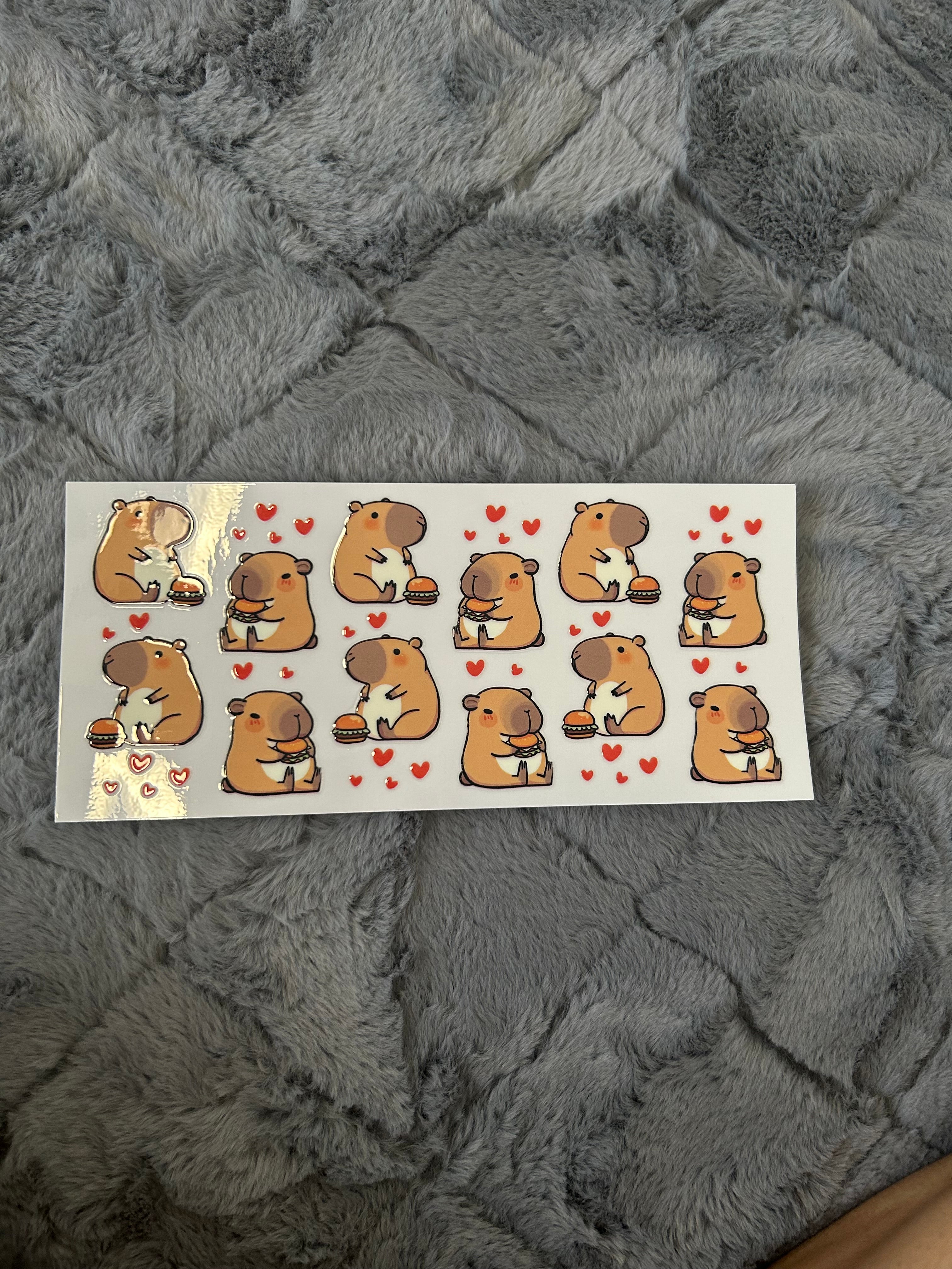 109 Capybara hearts