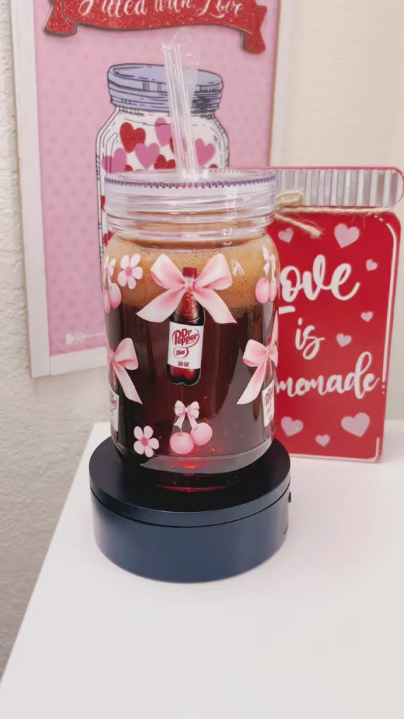 Diet Dr P Aesthetic Mason Tumbler 🍒💖