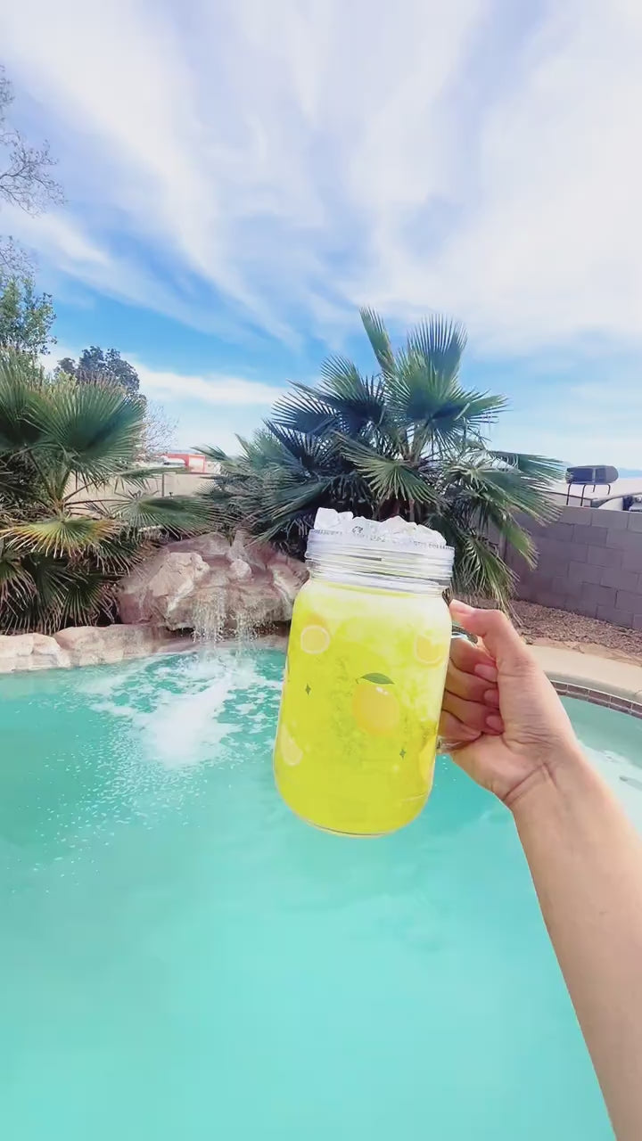 🍋 Poolside Lemonade Tumbler ✨