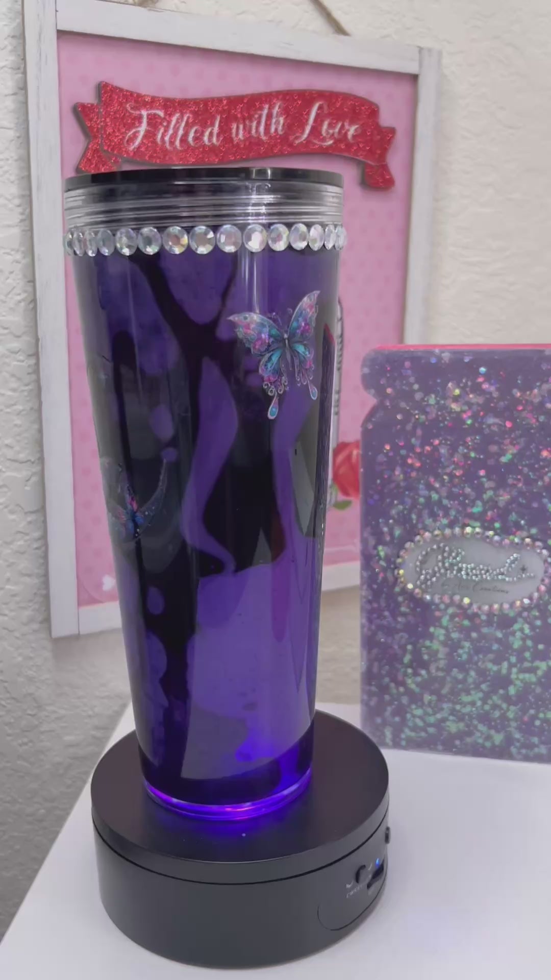 24oz Butterfly Tumbler 🦋